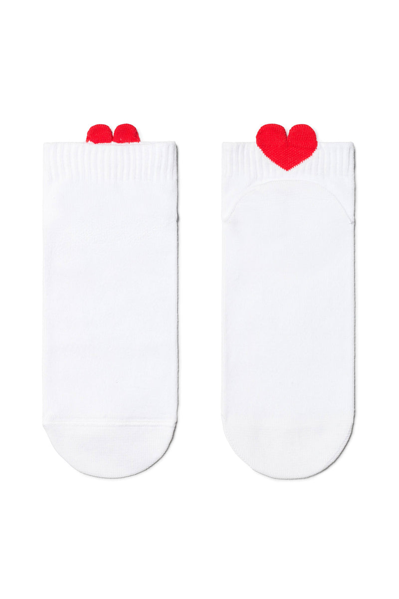 Cotton Ankle Socks Conte Active - 221 Picot Heart