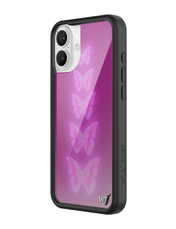 Neon Butterfly iPhone Case