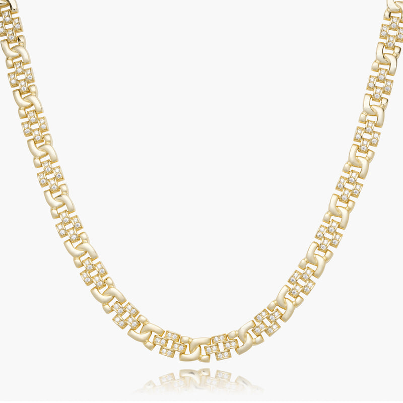 Men's Iced Tribal Chain