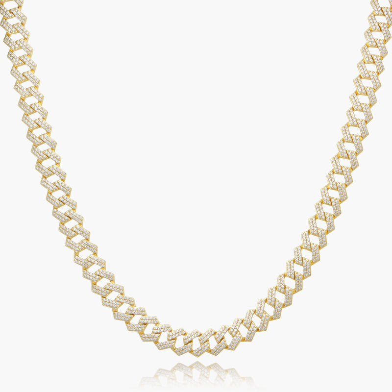 Men's Iced Prong Cuban Chain