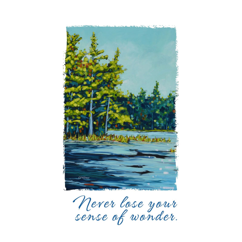 Dish Towel - "Never Lose your Sense of Wonder"