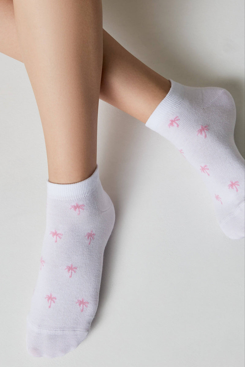 Cotton Ankle Socks Conte Active - 589 Palm Trees