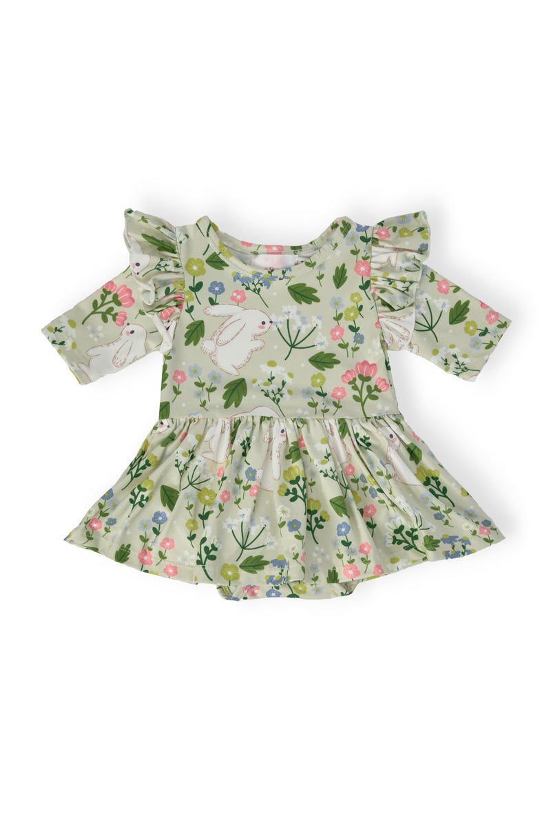 No Bunny Like You Twirl Flutter Bodysuit