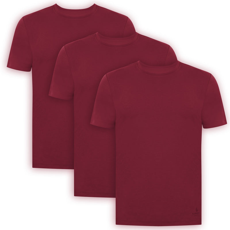 Men's Bamboo Crew Neck Undershirts (3-Pack)