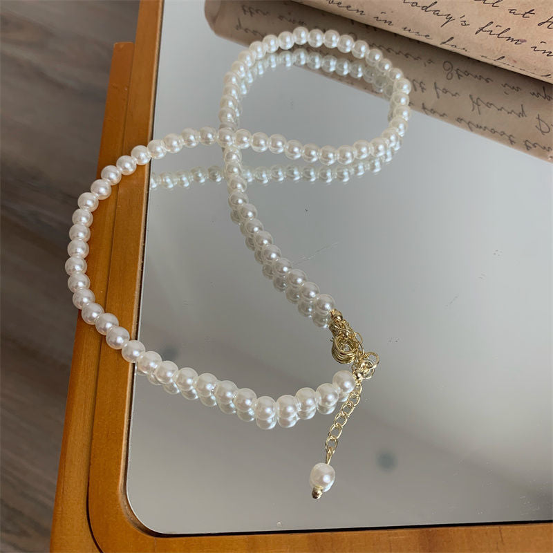 Wedding Pearl Necklace for Women White Womens Pearl Choker Necklace