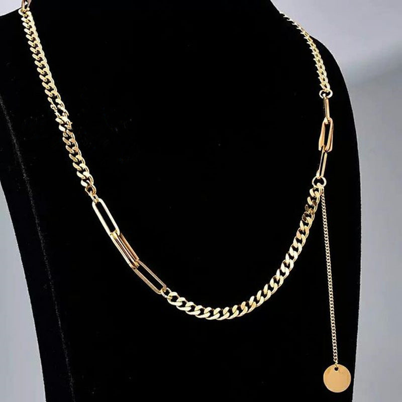 Chain Link Necklace Dainty Paperclip Necklace