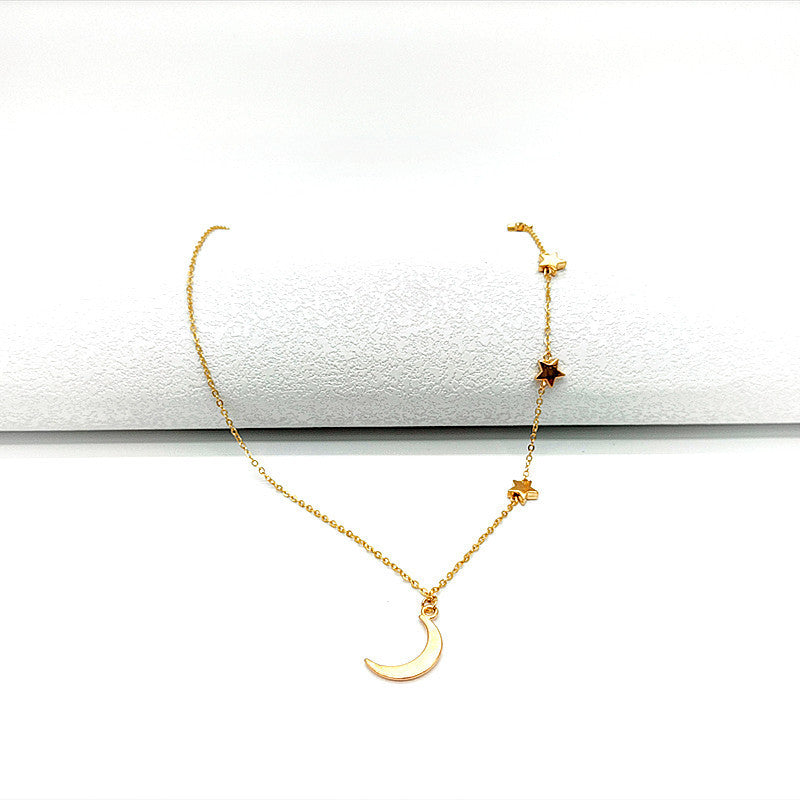 Crescent Moon Pendant Necklace