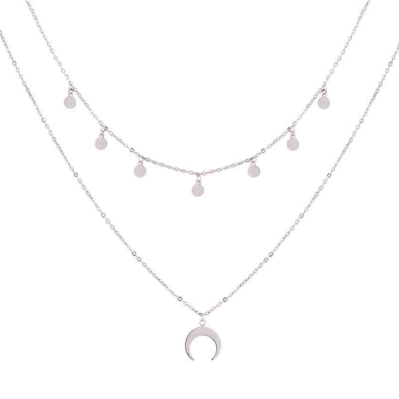 Punk Multi Layer Curb Cuban Chain Choker Necklace