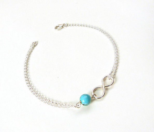 Infinity Double Link Chain Bracelet