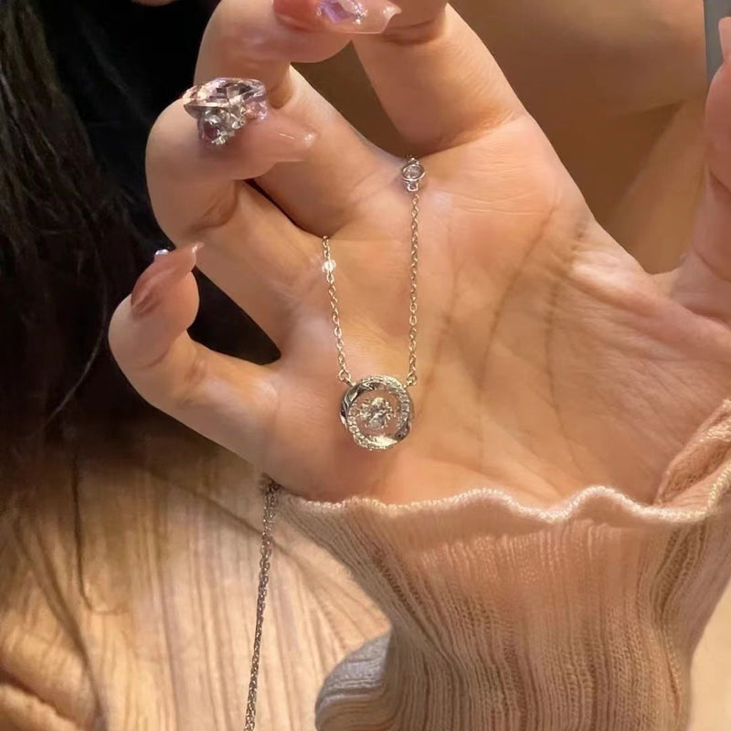 Zircon Stone Pendant Necklace
