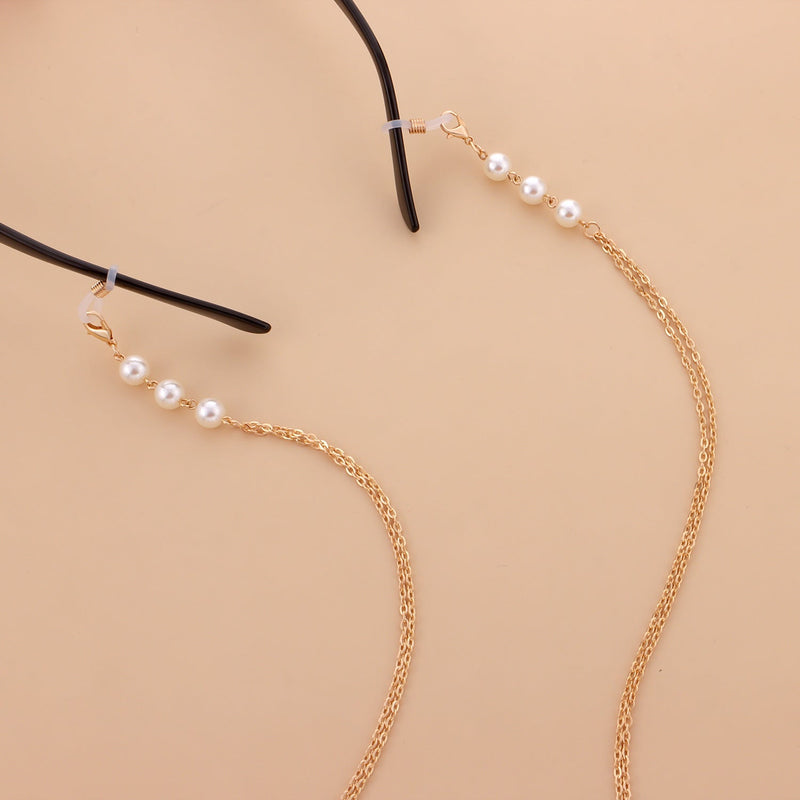 Pearl Glasses Chain Necklace Sunglasses Eyewear