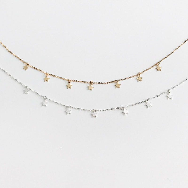 Boho Women Star Choker Necklace