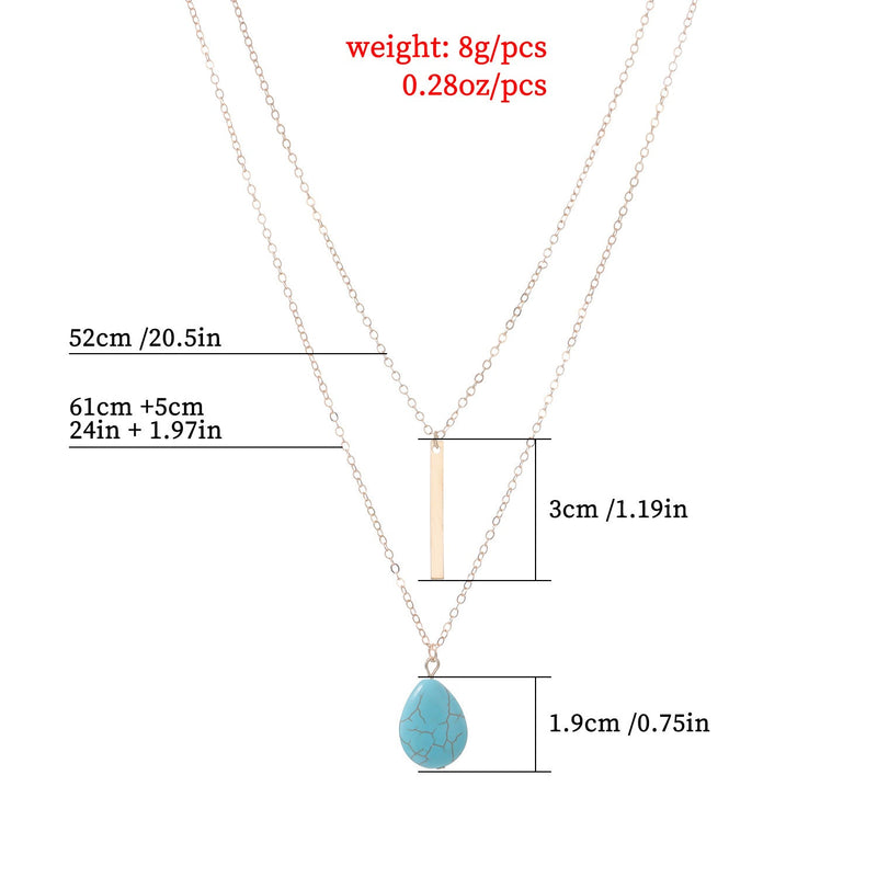 Turquoise Chain Necklace