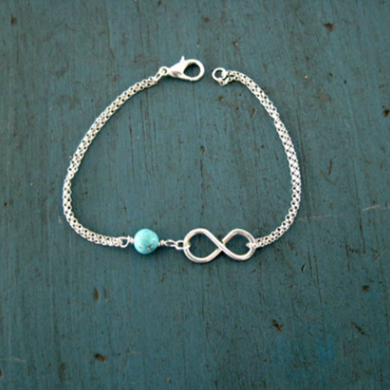 Infinity Double Link Chain Bracelet