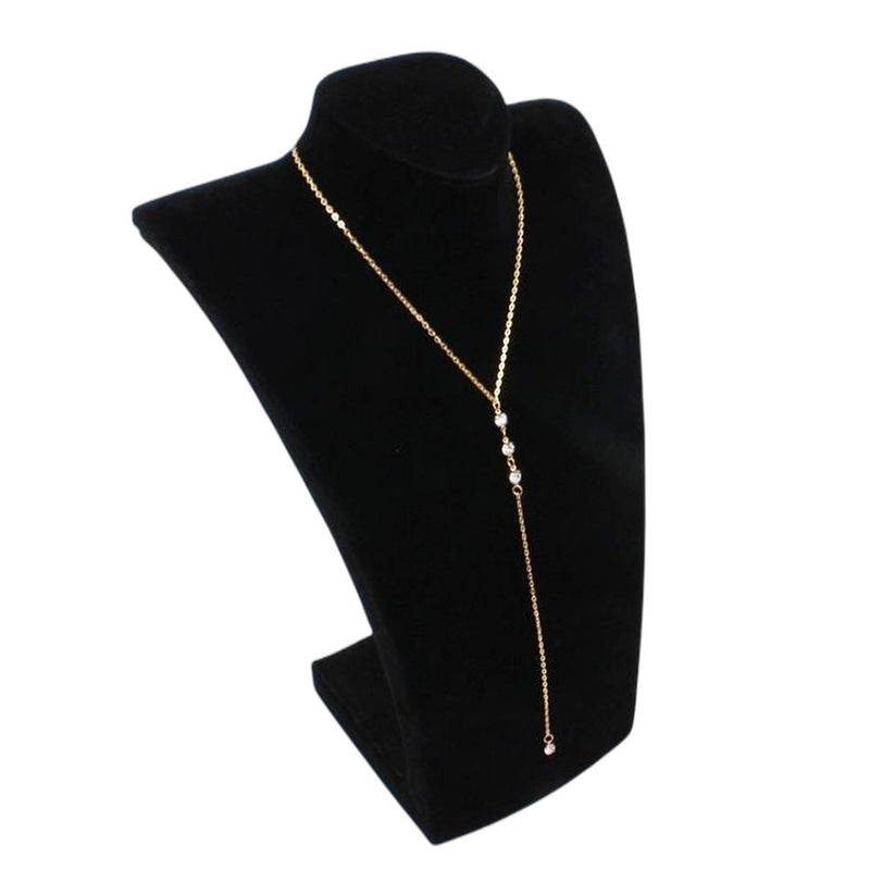 Sexy Style Crystal Back Chain Necklace