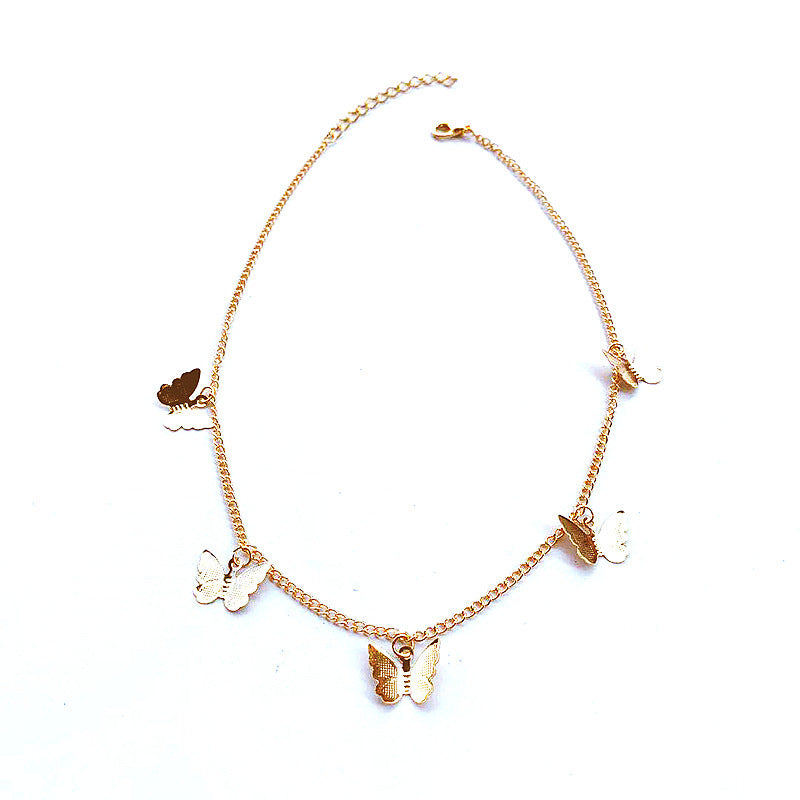 Multilayer Butterfly Necklaces for Women