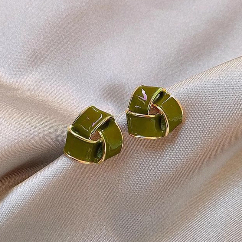 Hollow Out Triangle Earrings