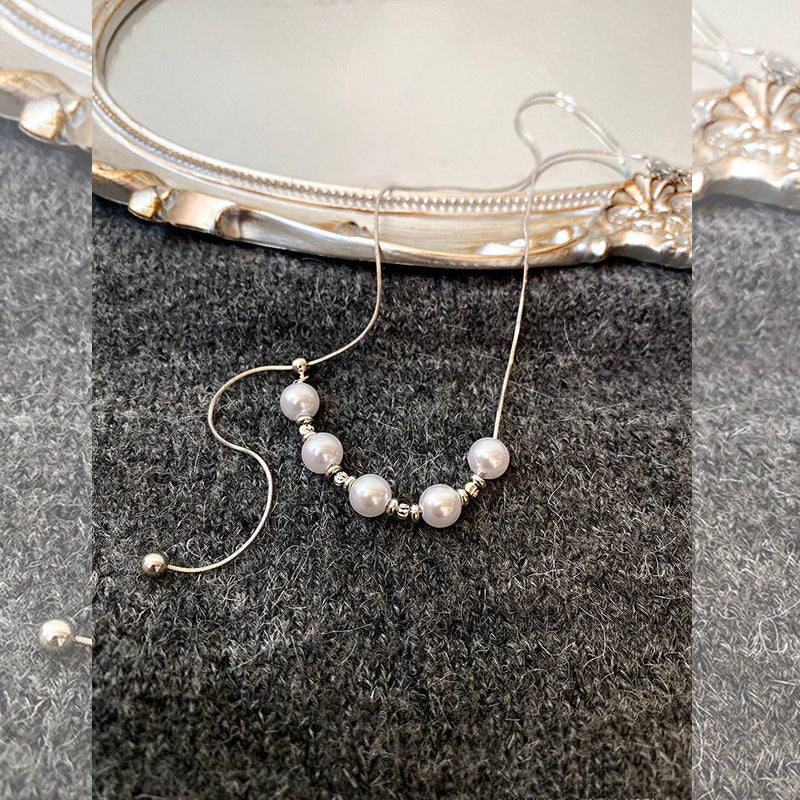 Pearl Bead Choker Necklaces for Girls
