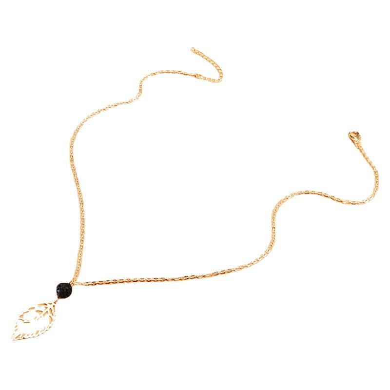 Leaf Pendant Necklace Jewelry
