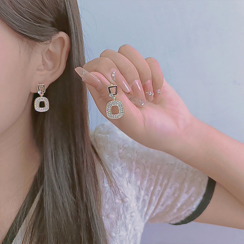 Square Stud Earrings for Women