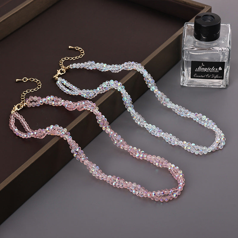 Glass Crystal Beads Necklace