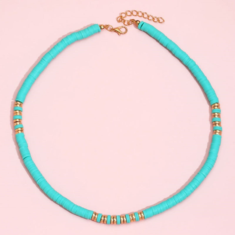 Colorful Polymer Clay Short Necklace