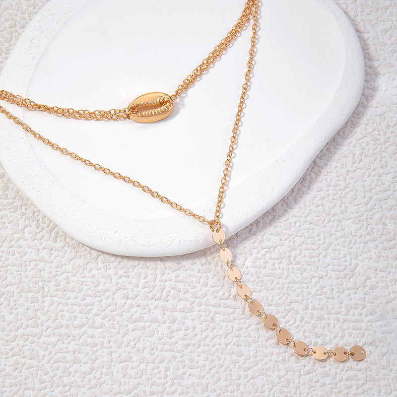 Simple Chain Multi Layer Necklace