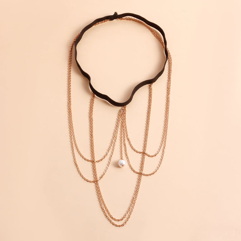Sexy Casual Beach Pearl Leg Ring Body Chain