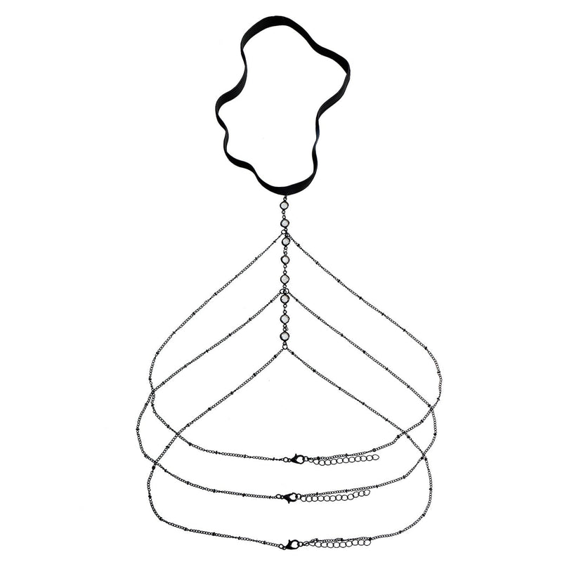 Rhinestone Elastic Leg Chain Fashion Rhinestone Thigh Chain