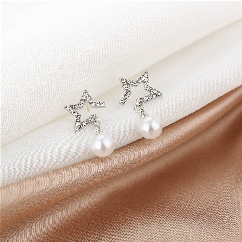 Rhinestone Star Earring
