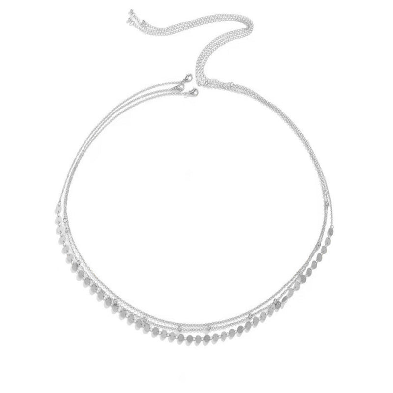 Sequins Waist Chain for Women Sexy Simplicity Layered Body Chains