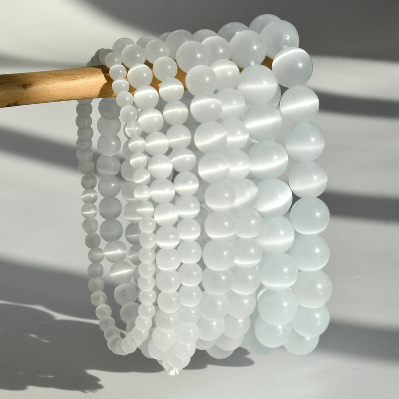 Round Natural Bead Stone Opal Bracelet