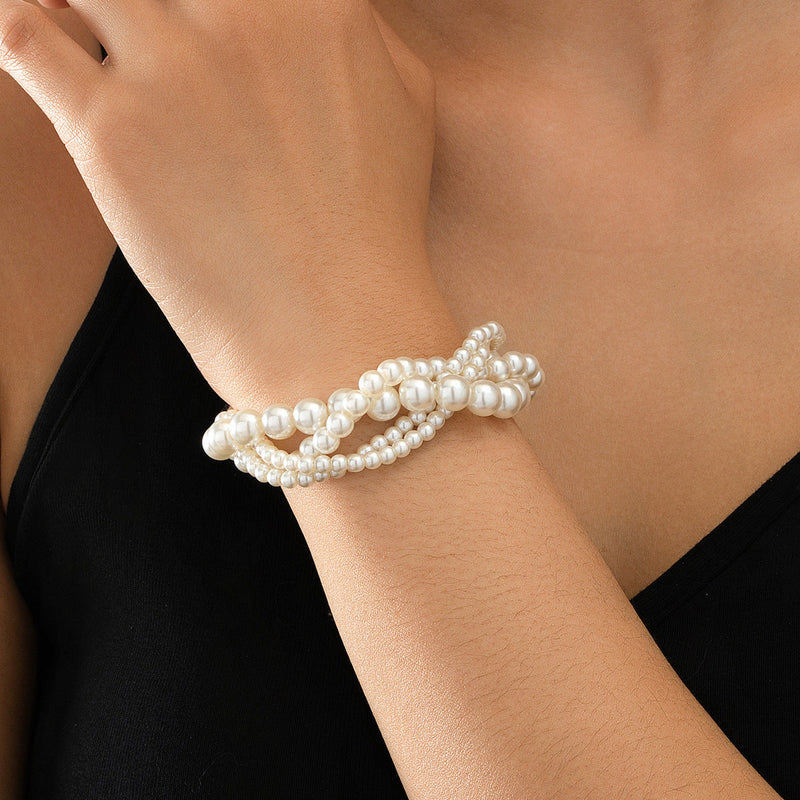 Multi-layer Beaded Chain Bracelet