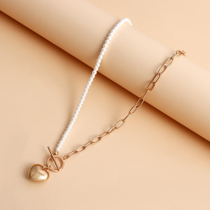 Multilayer Baroque Pearl Pendant Choker Necklace