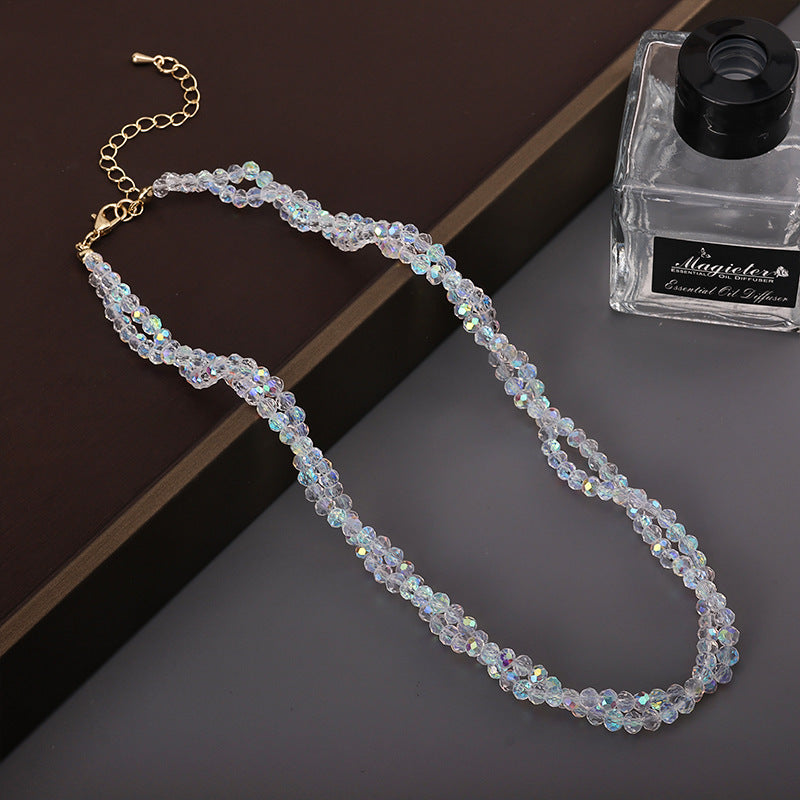 Glass Crystal Beads Necklace