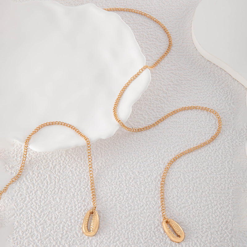 Double Layer Infinitely Seashell Necklace