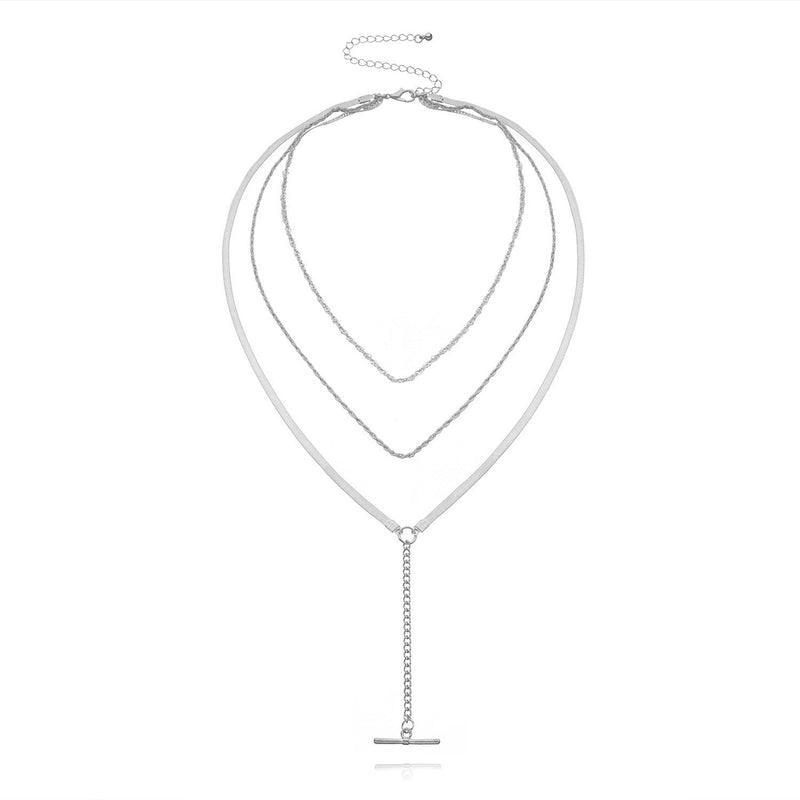 Sexy Copper Flat Snake Chain Necklaces for Women