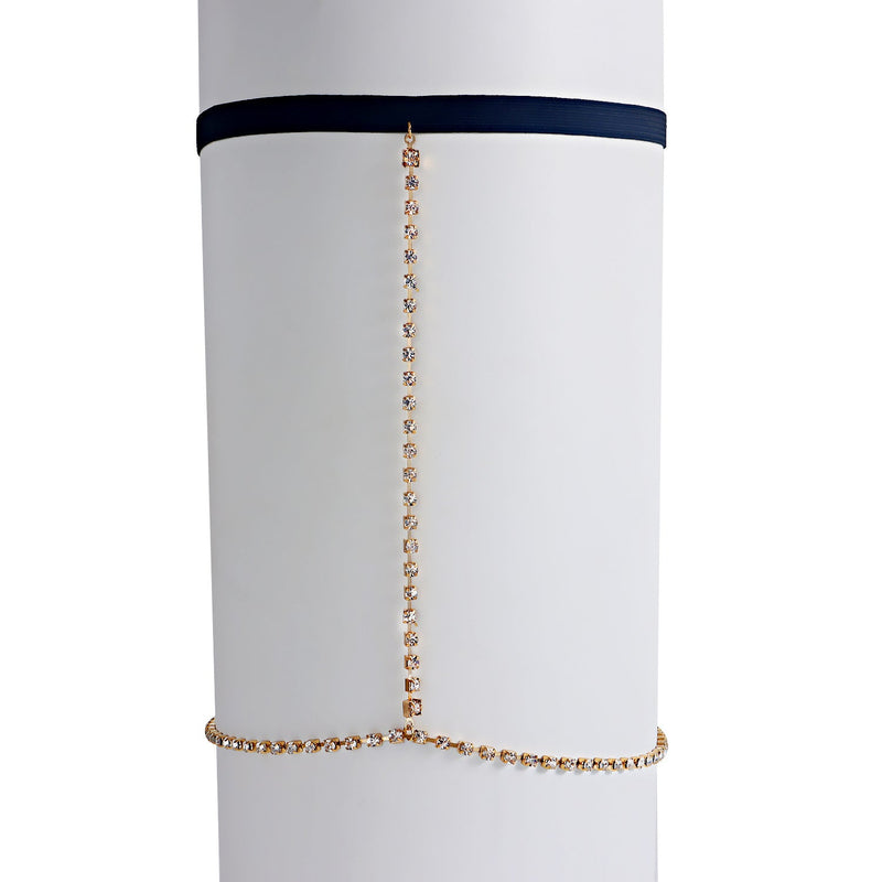 Fashion Rhinestone Thigh Chain