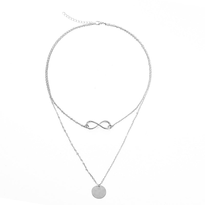 Infinite Charm Chain Choker Necklace