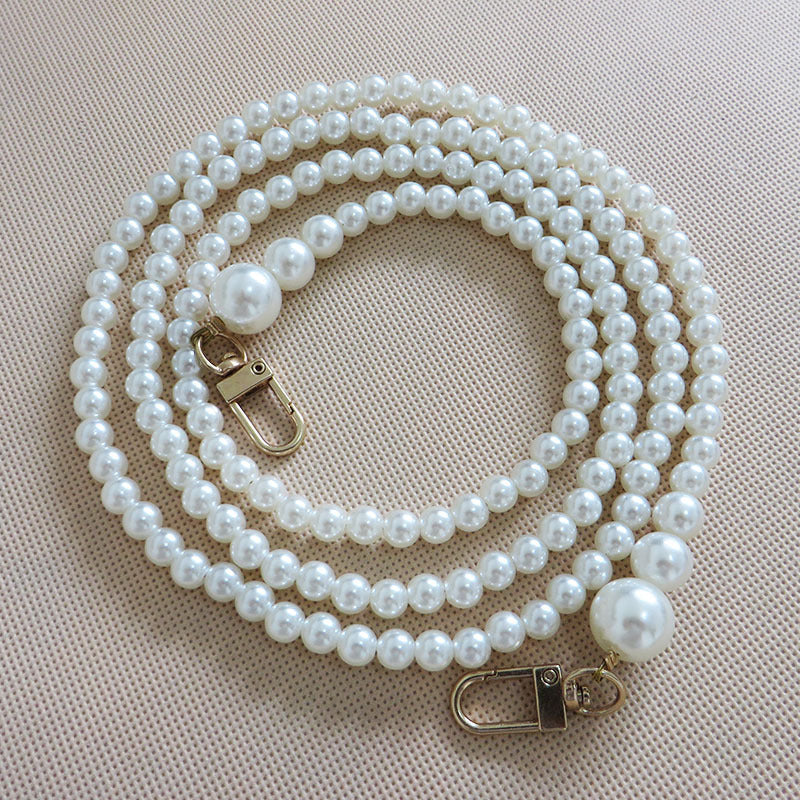 Cute Pearl Bag Chains Long Single-Shoulder Crossbody Straps