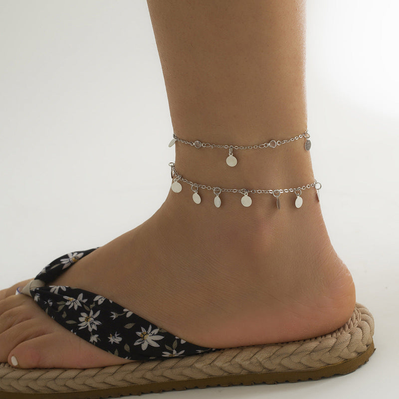 Summer Beach Layer Chain Foot Jewelry