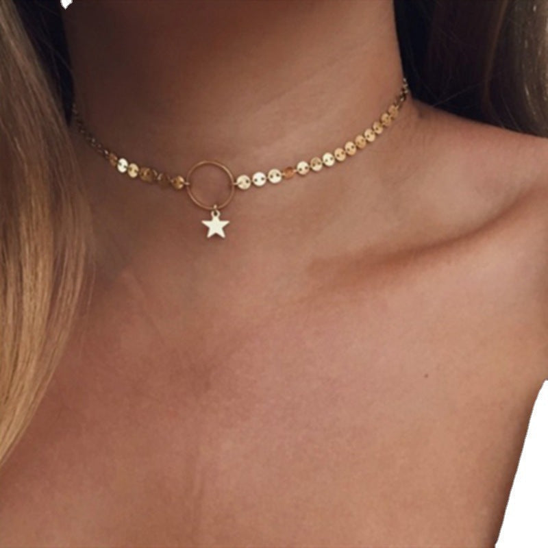 Sexy Necklace Choker Women Layered Chain Jewelry