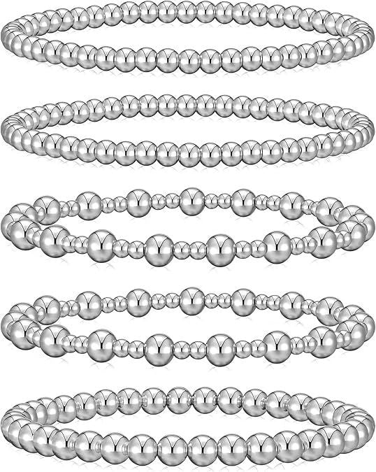 CCB Beads Link Chain Bracelet