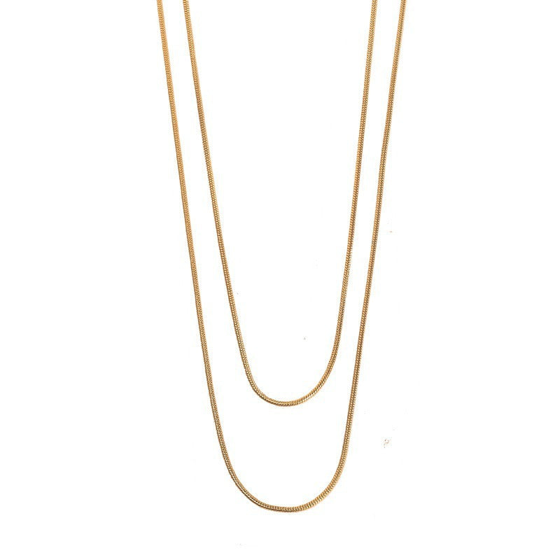 Multi layered Long Chain Sweater Necklace
