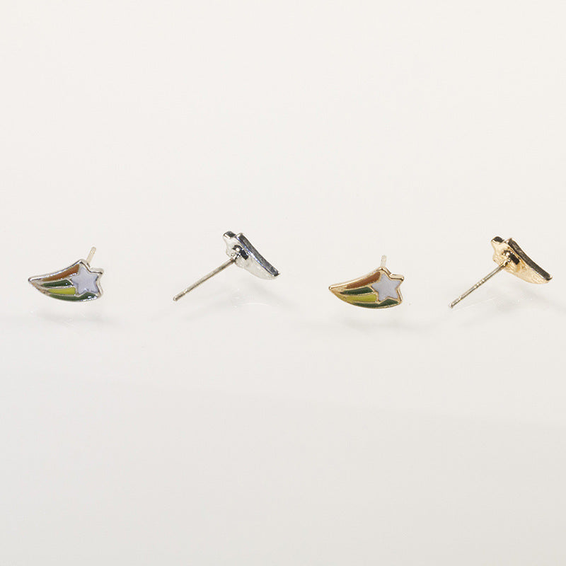 Star shooting Stud Earring