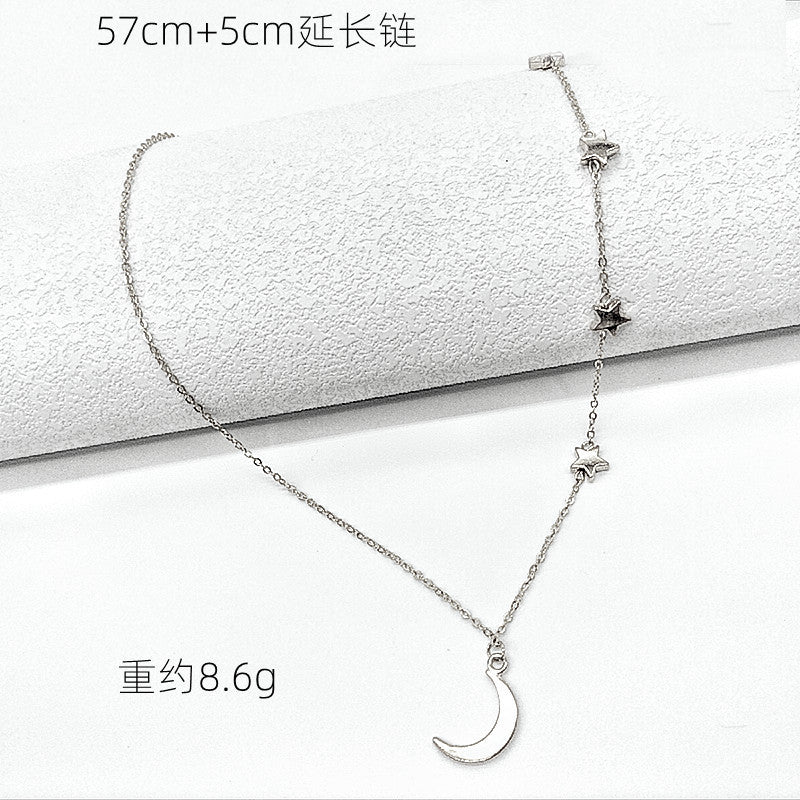 Crescent Moon Pendant Necklace