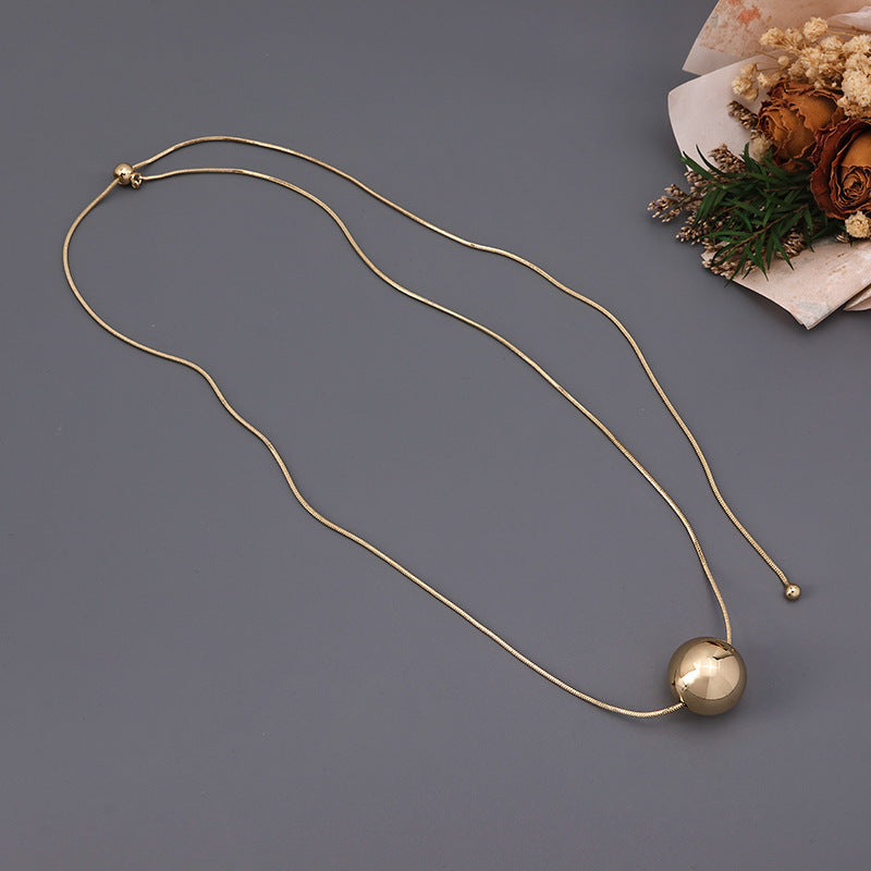 Floating Ball Pendant Necklace