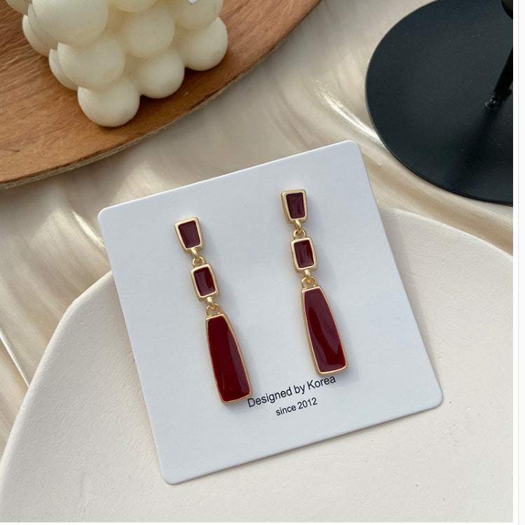 Elegant Long Style Vintage Earrings