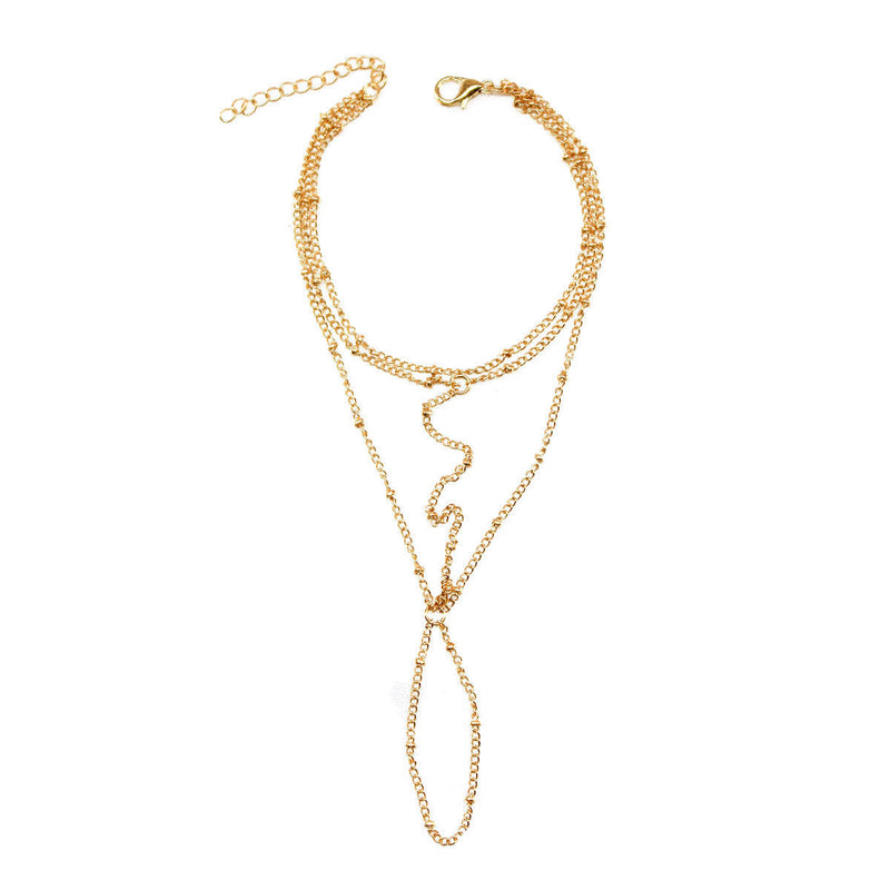 Multi-Layered Bead Chain Bracelets for Women