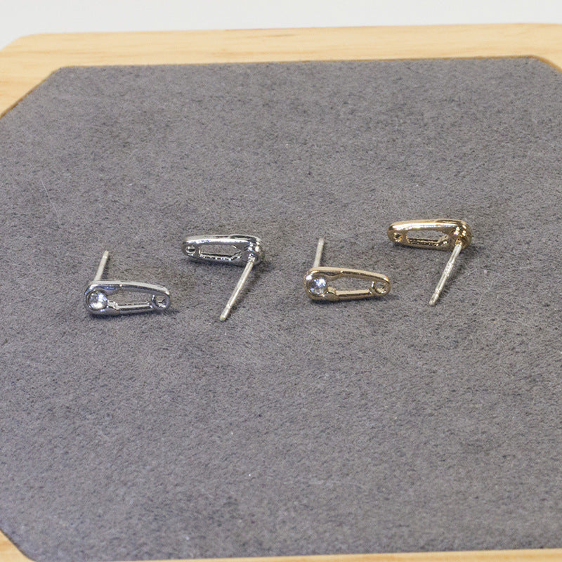 Small Paper Clip Earrings